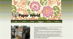 Desktop Screenshot of business.paperworldsa.com